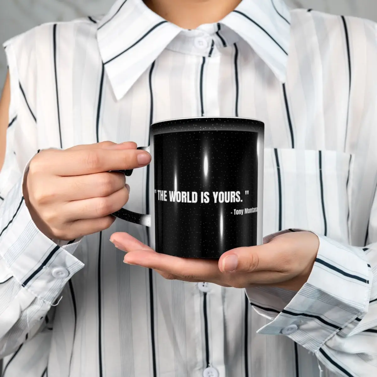 Coffee Tea World - Scarface Tony Montana The World Is