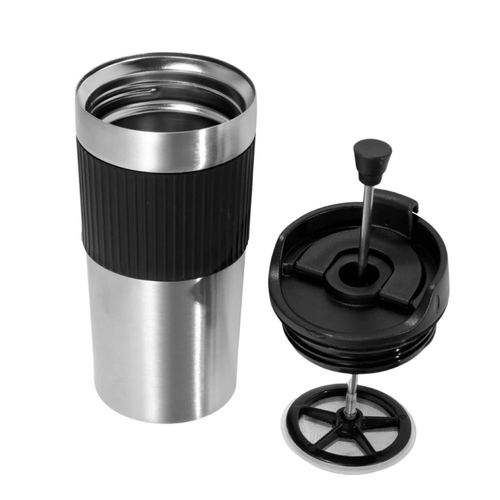 Coffee Tea Press - Spill Proof Travel Coffee Mug Reusable