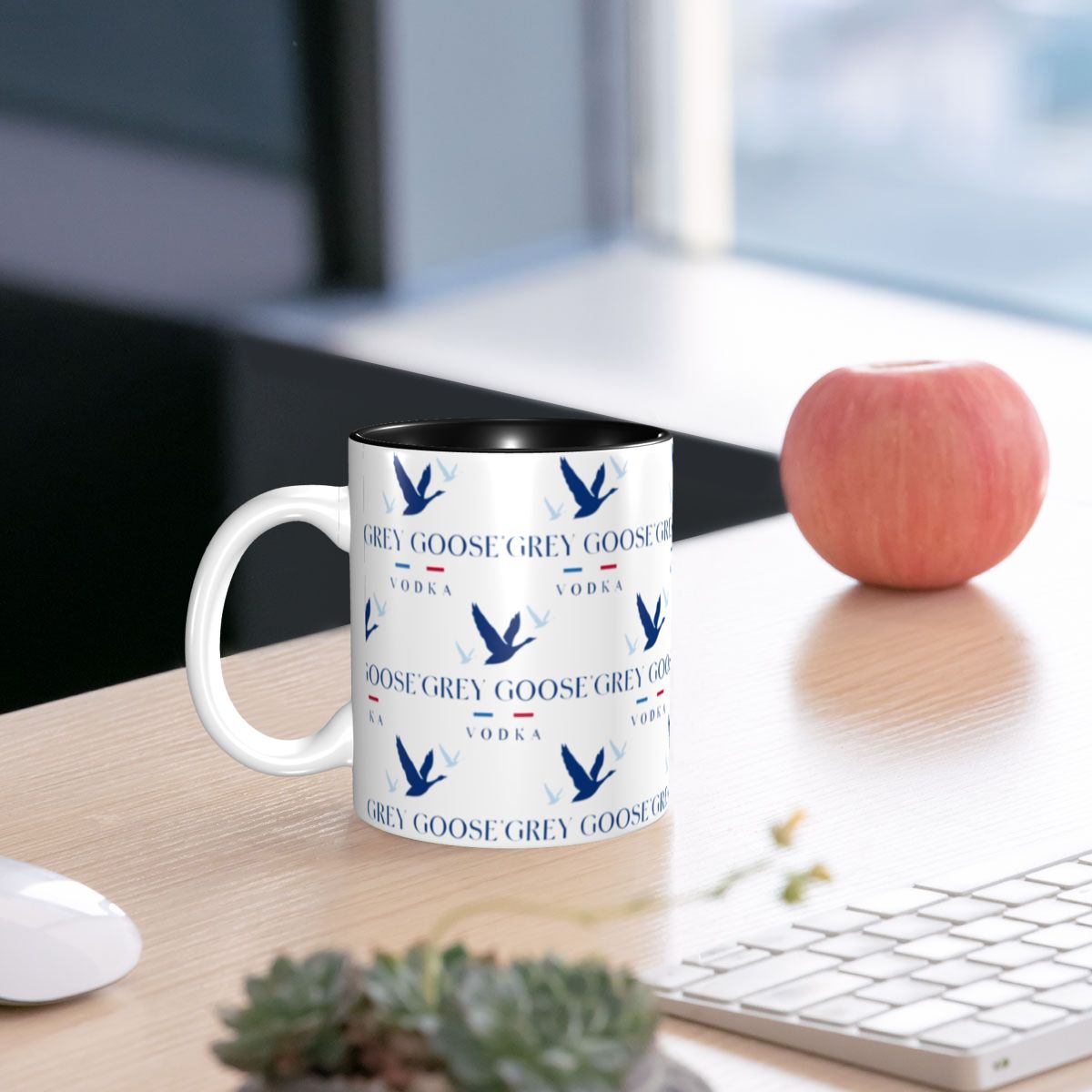 Coffee Tea Vodka - Grey Goose Vodka Mug Funny Ceramic