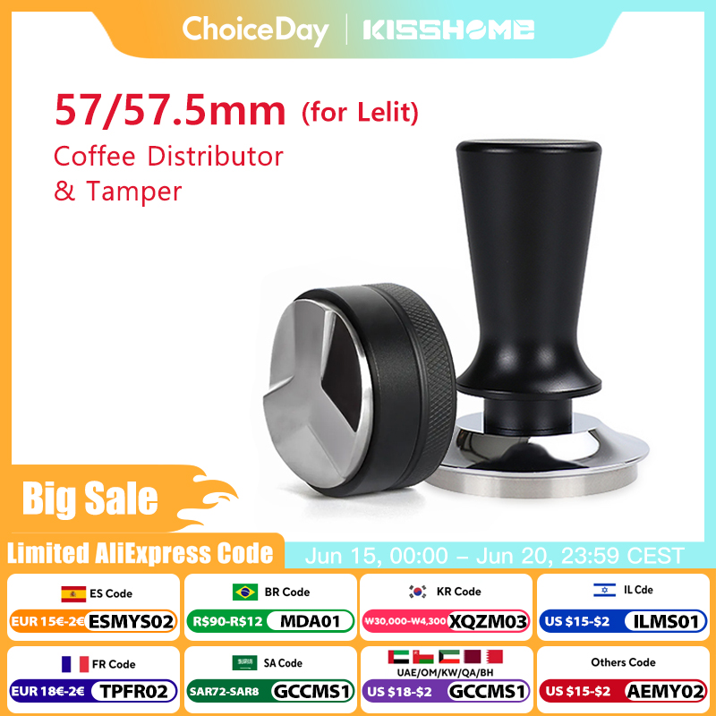 Coffee Tea Press - Coffee Tamper 57mm 57.5mm Constant Pressure