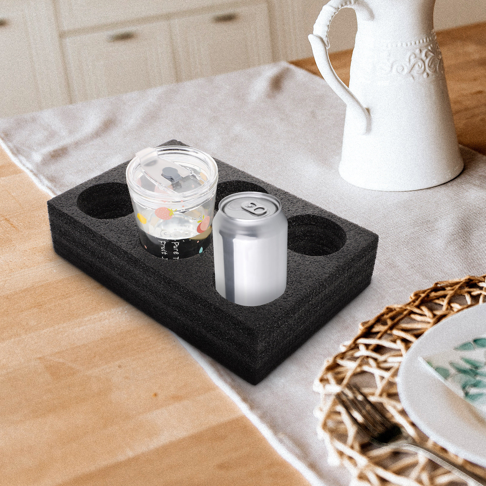 Coffee Tea Holders - 6-Hole Beverage Cup Holder Portable Drink