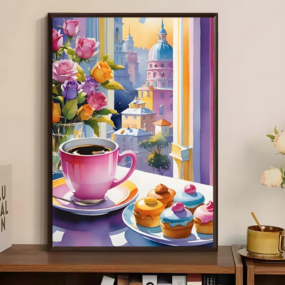 Art A-Afternoon Tea Coffee Cup - Wallpaper Coffee And Tea ulasan dan harga