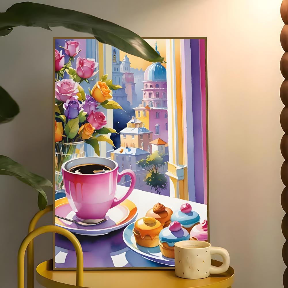 Art A-Afternoon Tea Coffee Cup - Wallpaper Coffee And Tea ulasan dan harga
