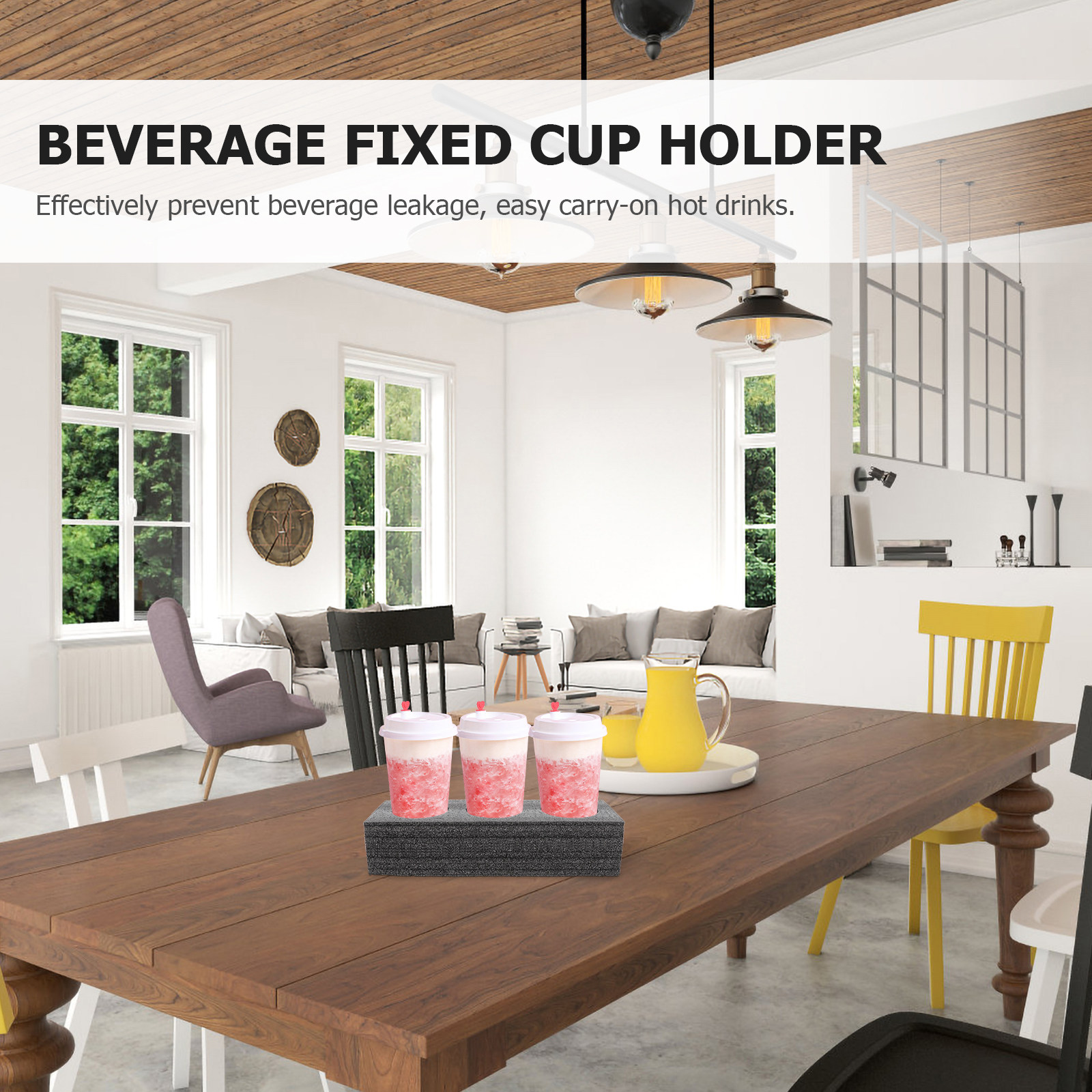 2Pcs Cup Tray Pearl Cotton Mat - Coffee Tea Holders ulasan dan harga