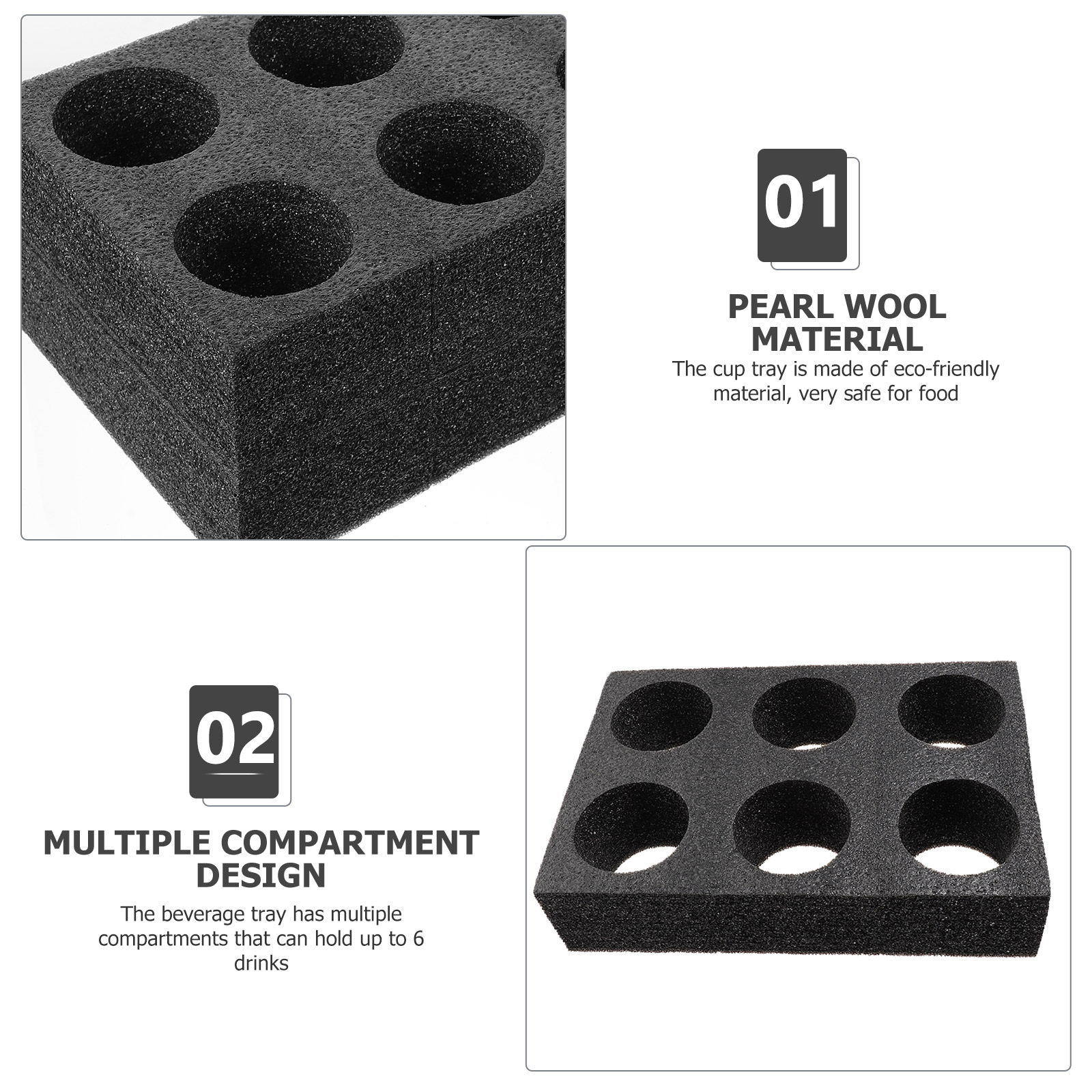 2Pcs Eco-Friendly Biodegradabl - Coffee Tea Holders ulasan dan harga