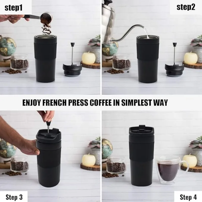 Portable Coffee Maker French P - Coffee Tea Press ulasan dan harga