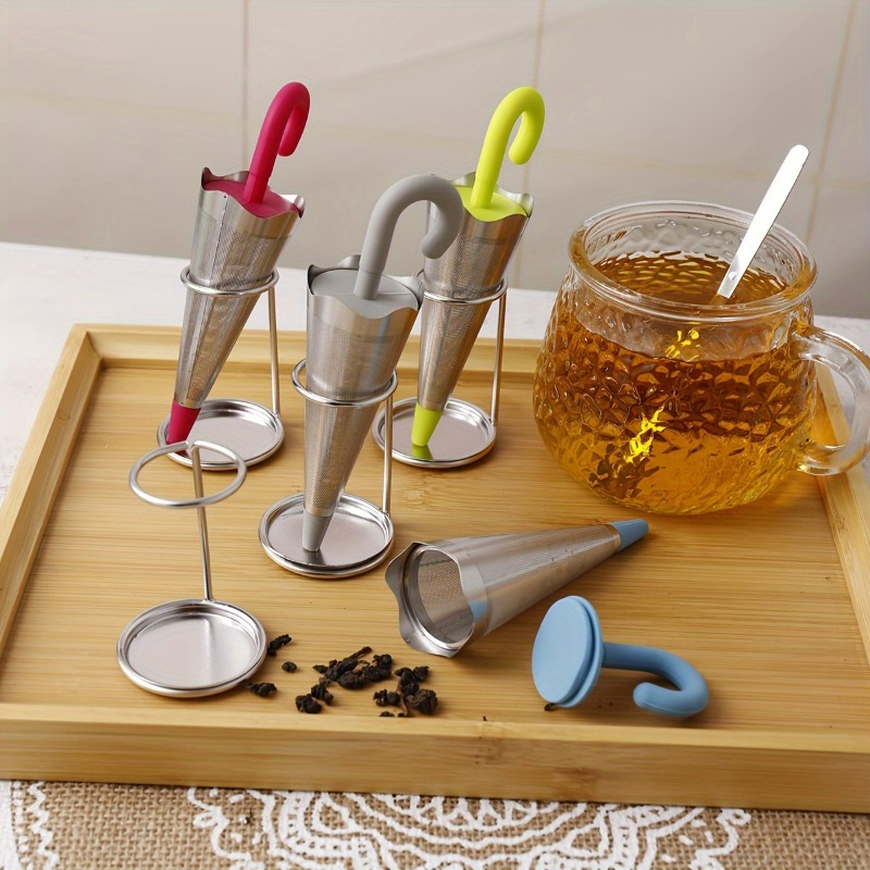 1pc Reusable Umbrella Tea Infu - Coffee Tea Infusion ulasan dan harga