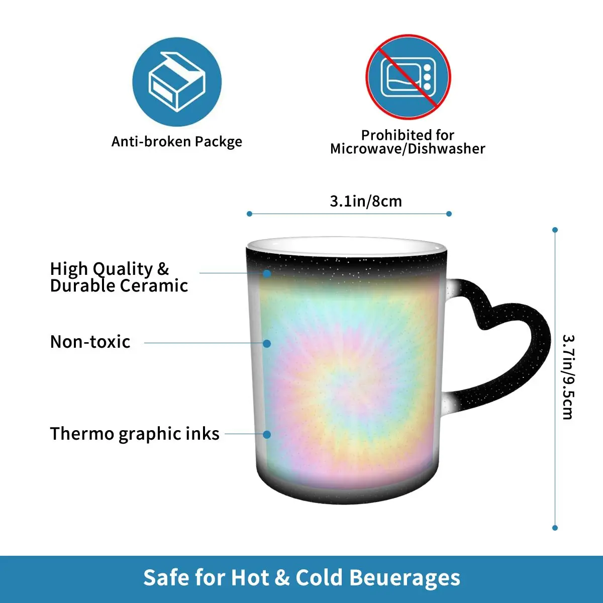 Tie Dye Pastel Wallpaper Mug F - Wallpaper Coffee And Tea ulasan dan harga