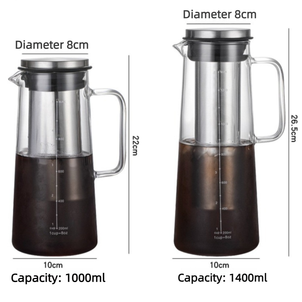 Cold Brew Coffee Maker Glass P - Cold Brew Jar ulasan dan harga