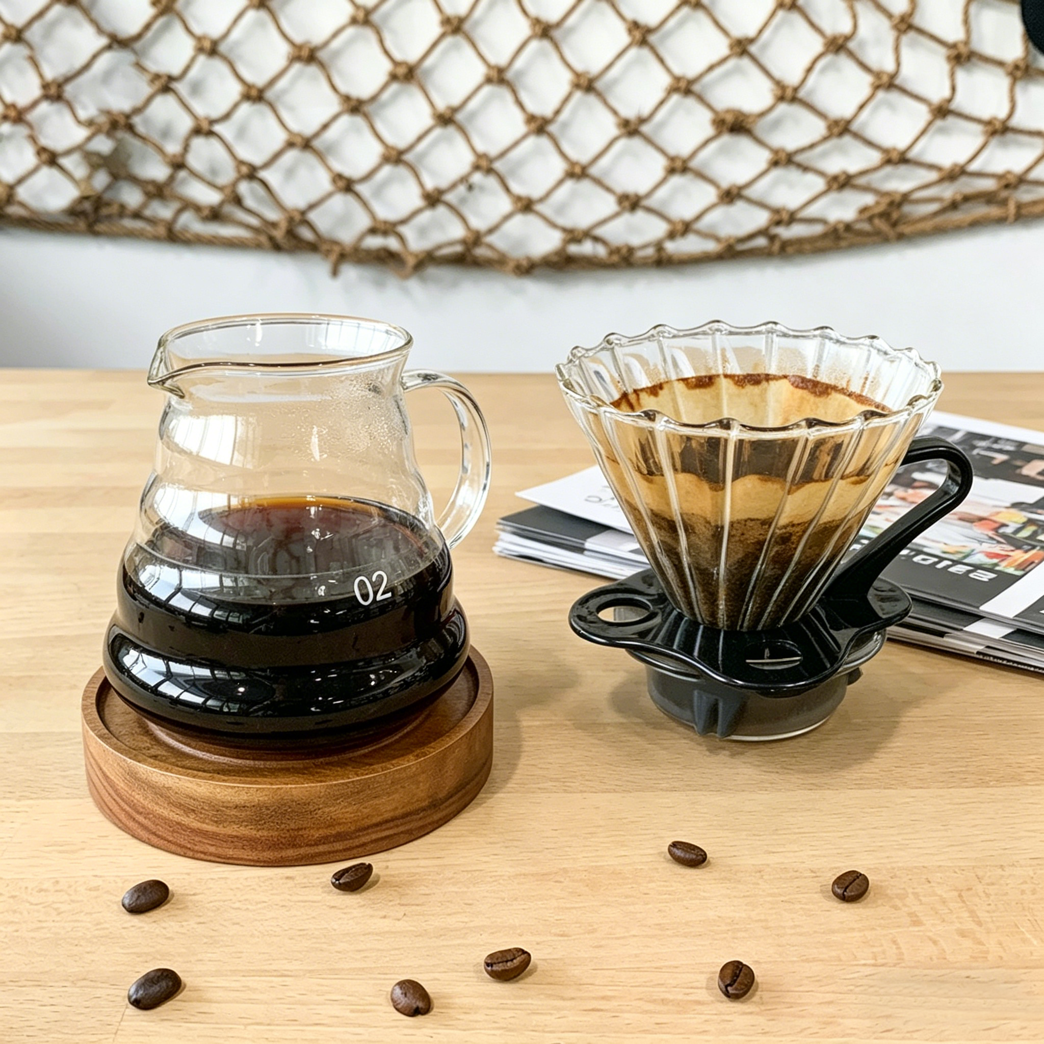 Premium Borosilicate Glass Pou - Coffee Dripper V60 ulasan dan harga