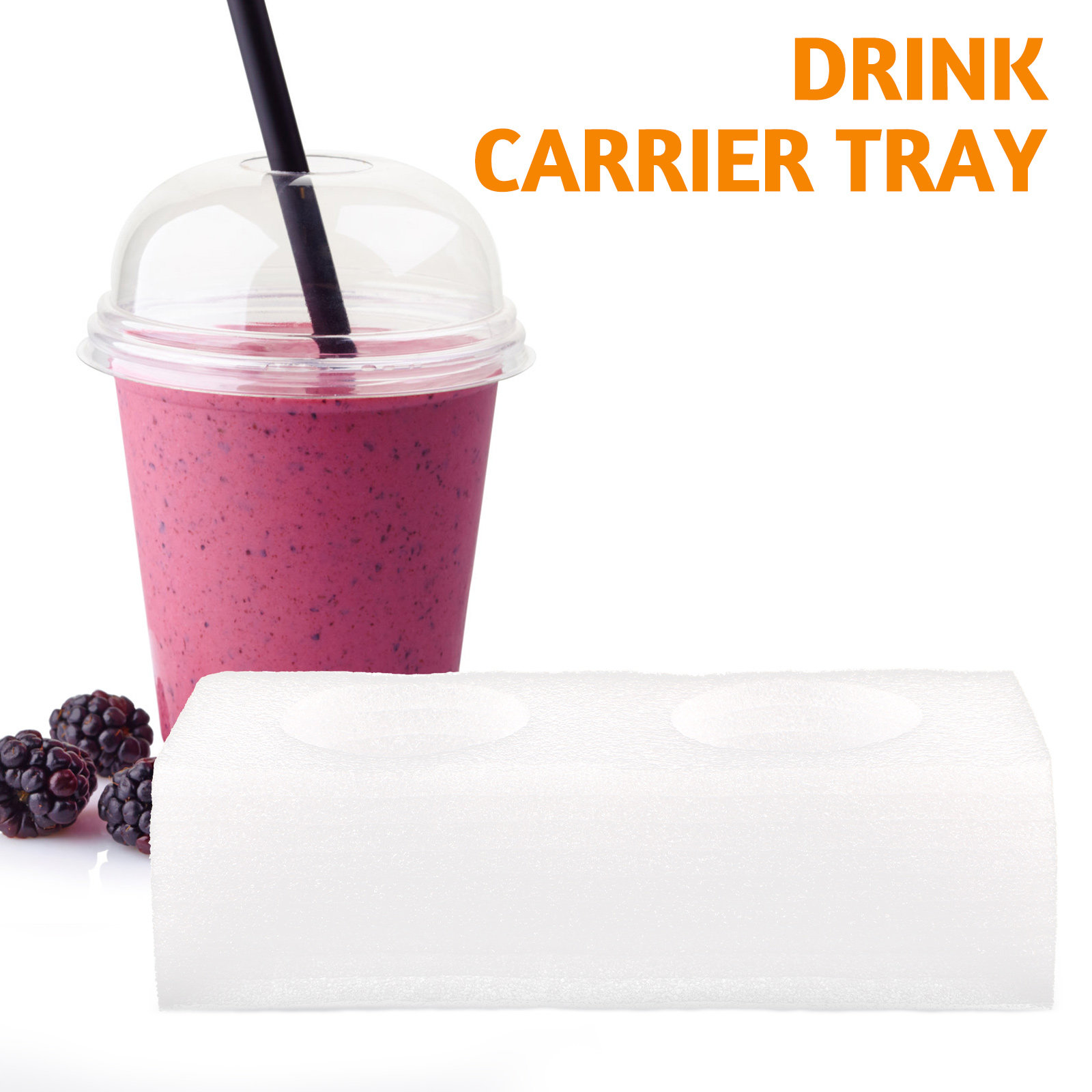 2Pcs Cup Holder Trays 2-Hole B - Coffee Tea Holders ulasan dan harga