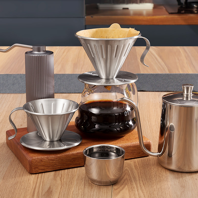 EXSX 304 Stainless Steel Coffe - Coffee Dripper V60 ulasan dan harga