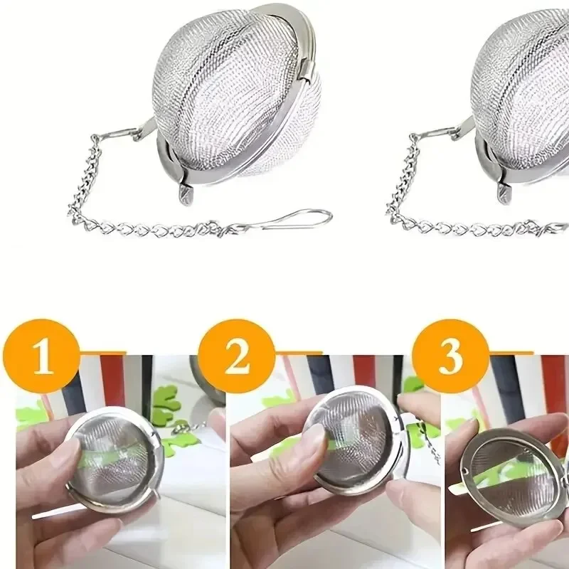 1 Pc Stainless Steel Tea Ball, - Coffee Tea Infusion ulasan dan harga