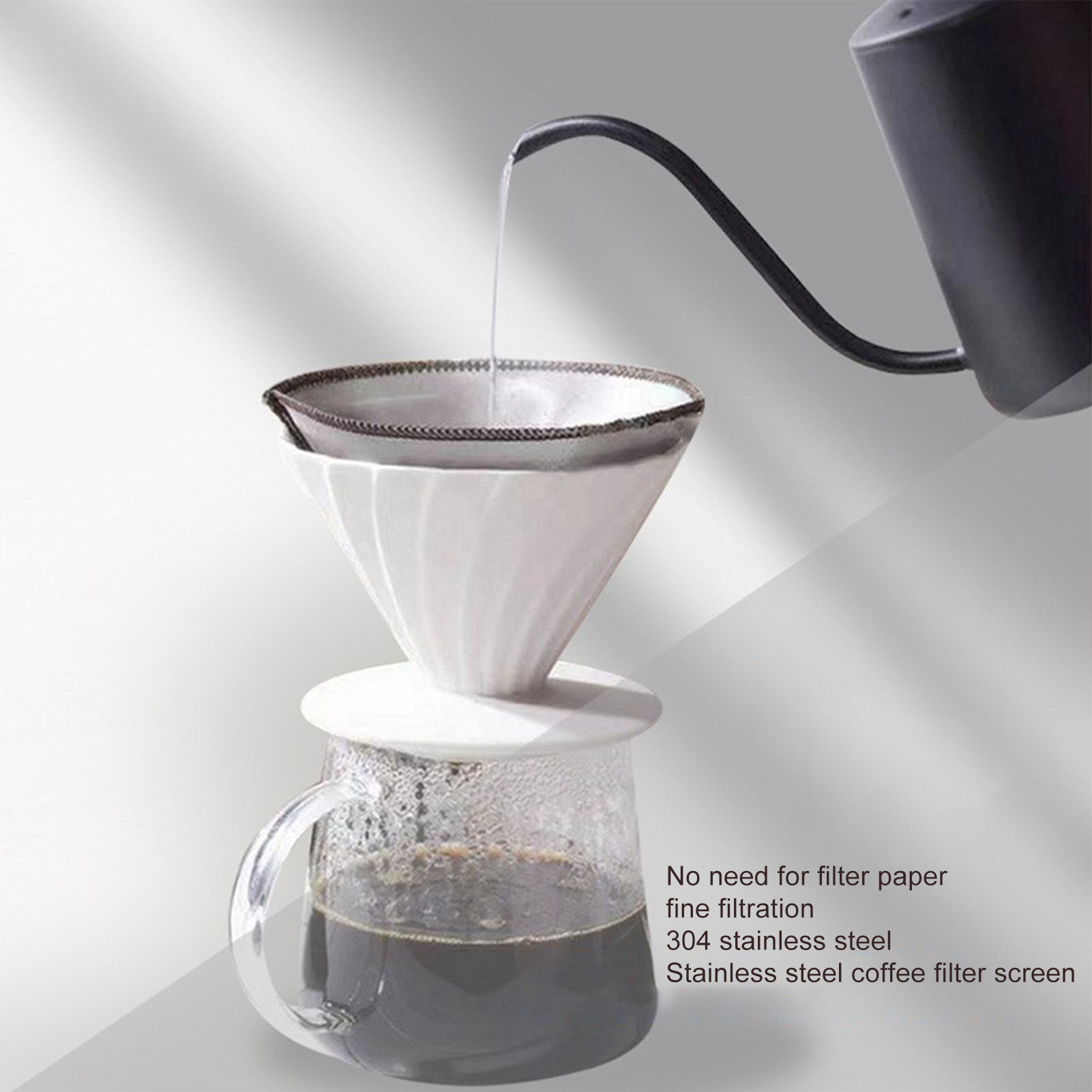 V60 Coffee Filter Stainless St - Coffee Dripper V60 ulasan dan harga