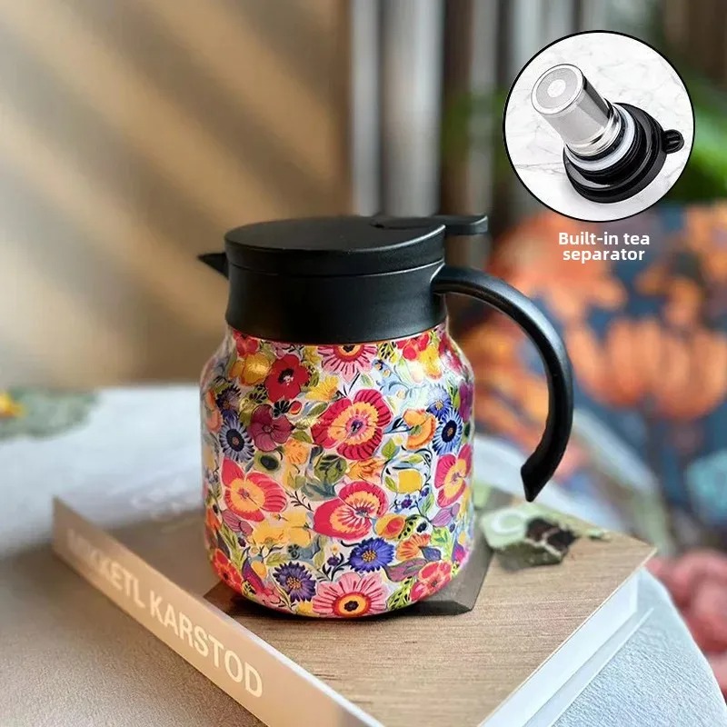 800ml Coffee Pot with Tea Infu - Coffee Tea Infusion ulasan dan harga