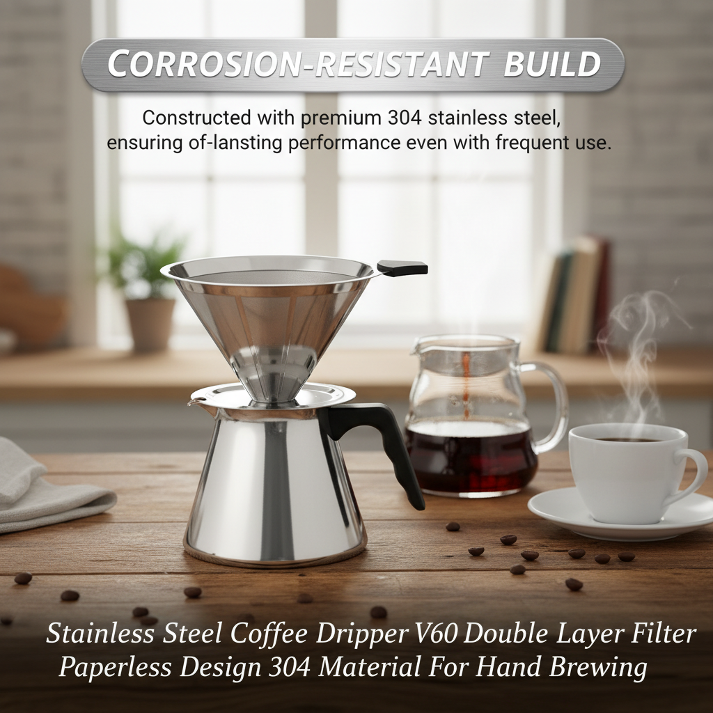 V60 Stainless Steel Coffee Fil - Coffee Dripper V60 ulasan dan harga