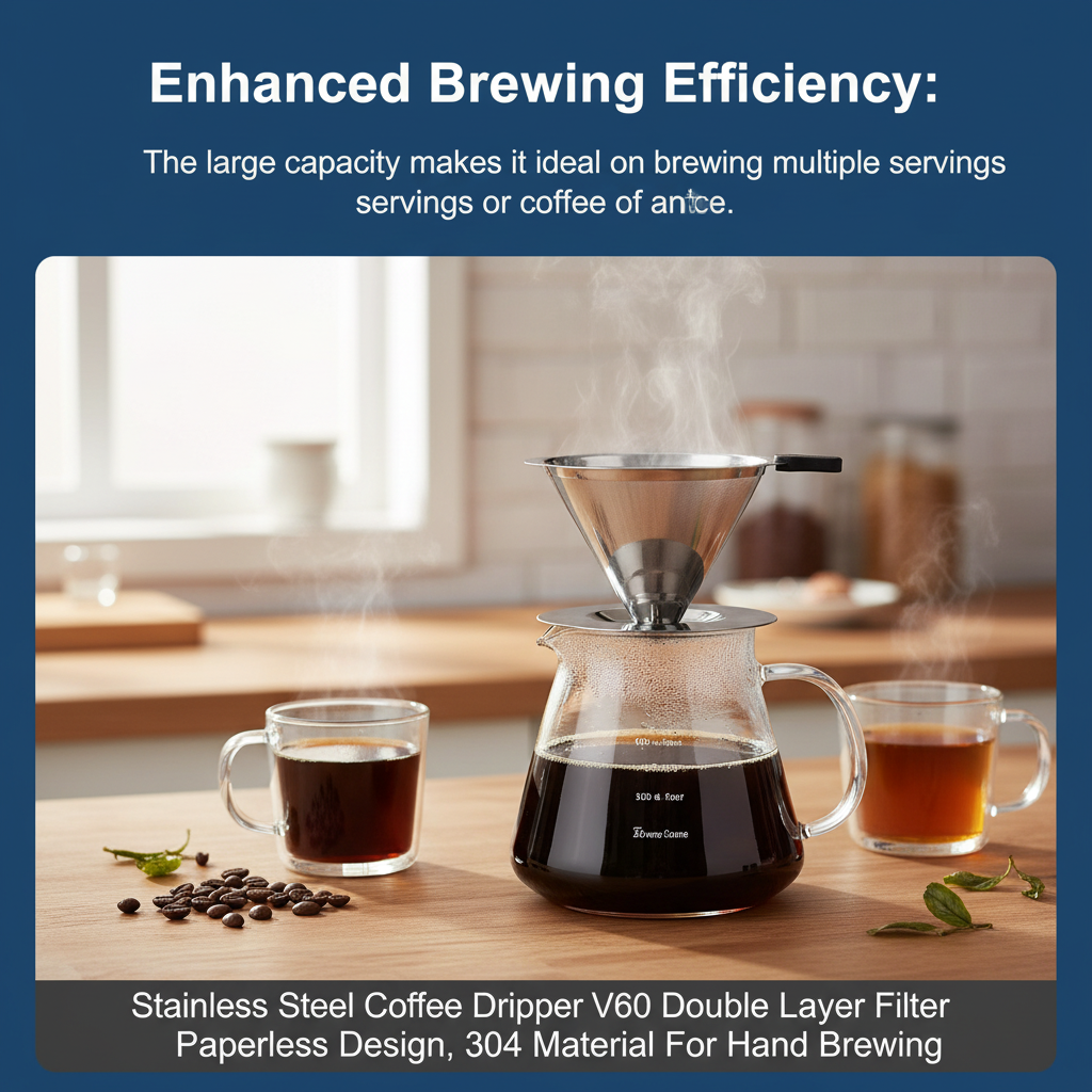 V60 Stainless Steel Coffee Fil - Coffee Dripper V60 ulasan dan harga