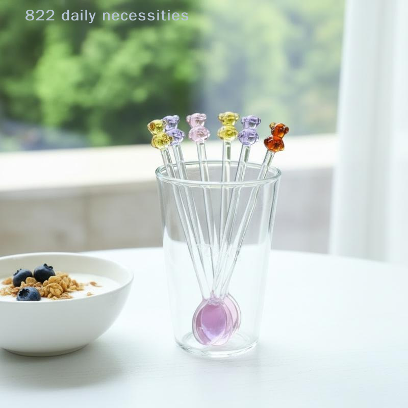 convenientColorful Glass Bear  - Coffee Tea Break ulasan dan harga