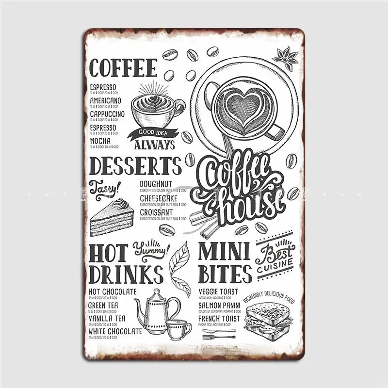 Coffee Tea Cafe Cafe Menu Post - Coffee Tea Menu ulasan dan harga