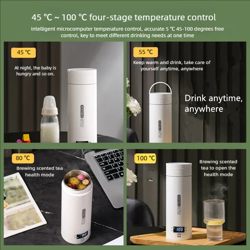 JFBONIN Electric Kettles Porta - Coffee Tea Menu ulasan dan harga