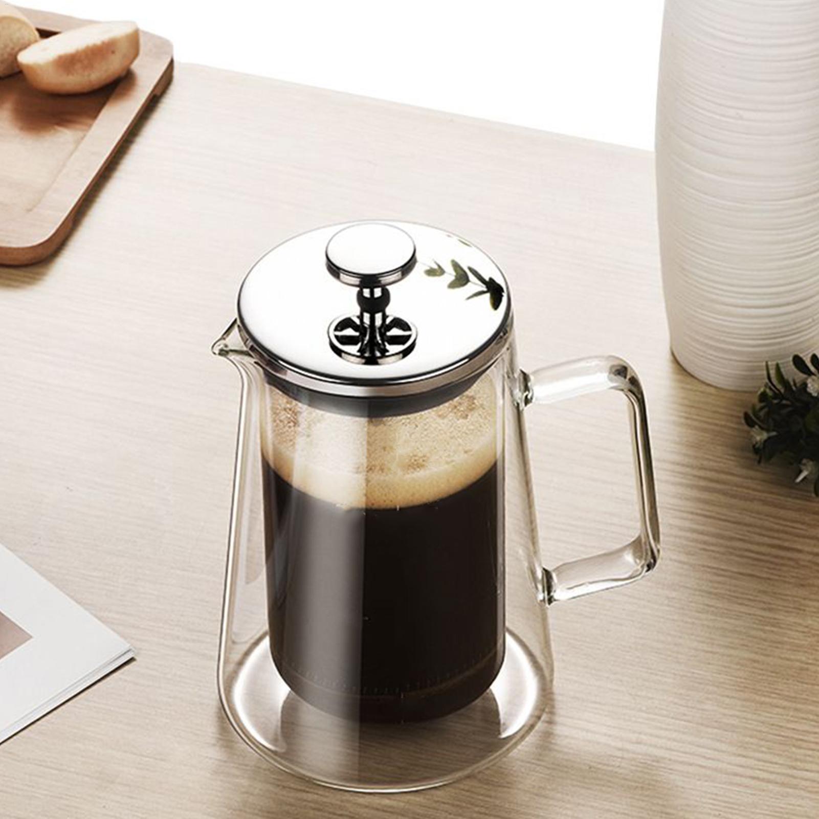 Coffee Presses Glass Stainless - Coffee Tea Press ulasan dan harga