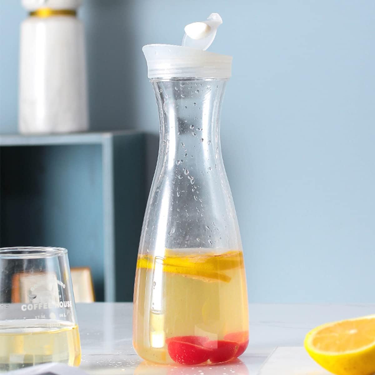 1pcsPitchers With Lid,Clear Pl - Cold Brew Jar ulasan dan harga