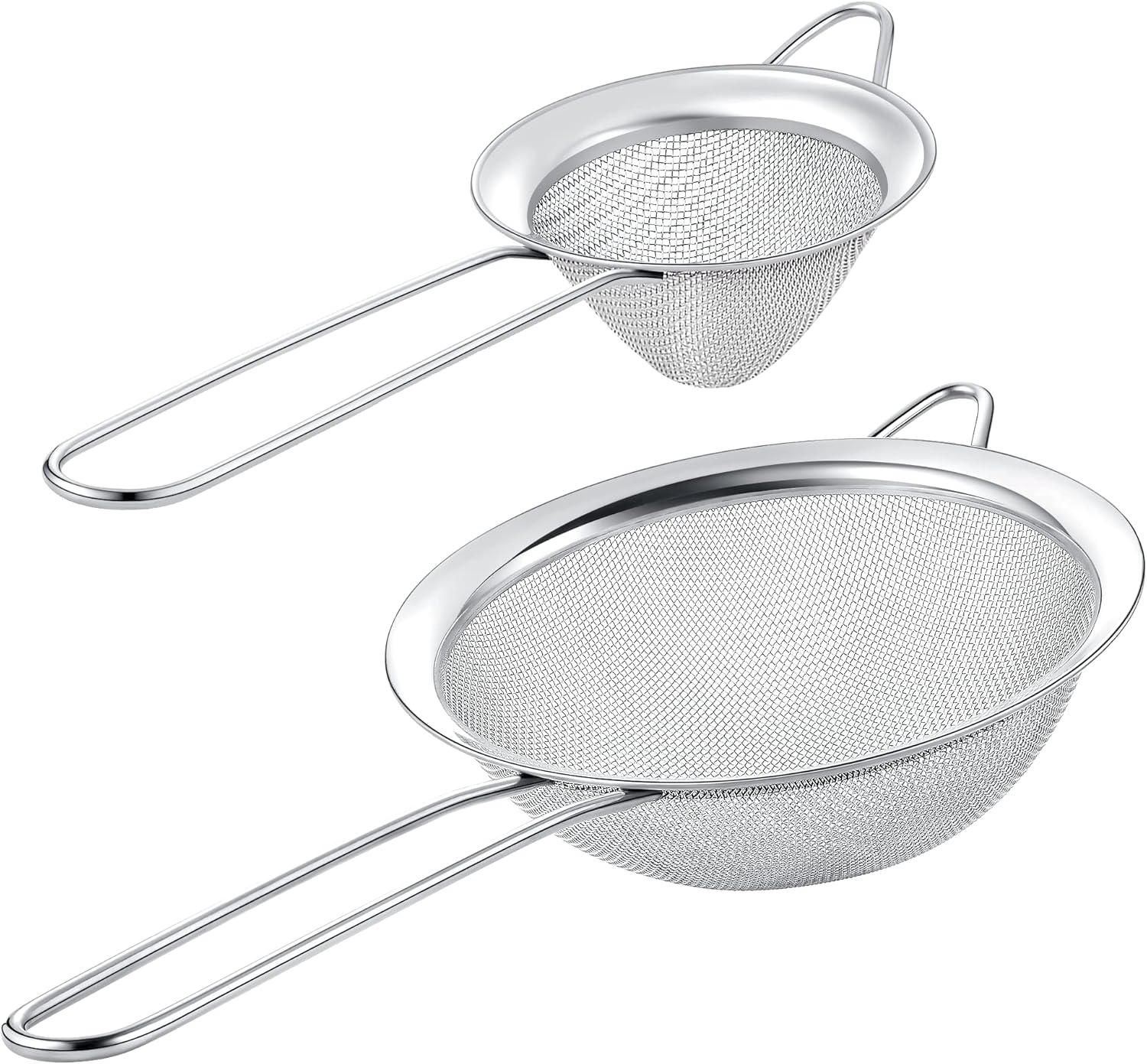 2-Pack Stainless Steel Fine Me - Tea Strainer Mesh ulasan dan harga
