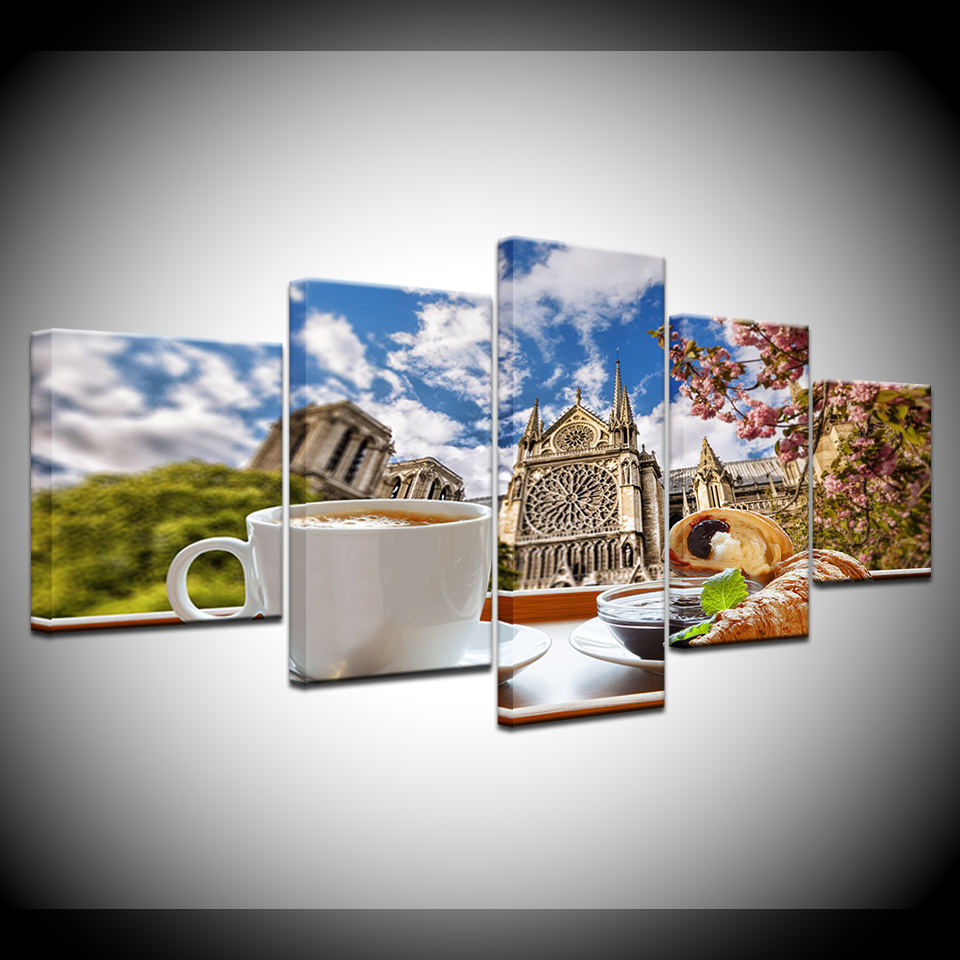 Canvas Painting Tea time coffe - Wallpaper Coffee And Tea ulasan dan harga