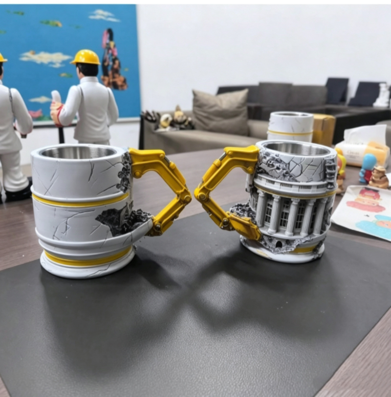 3D Excavator Breaking Building - Coffee Tea Break ulasan dan harga