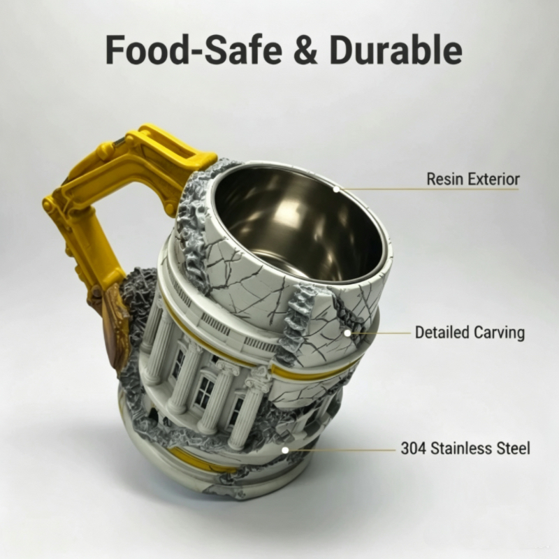 3D Excavator Breaking Building - Coffee Tea Break ulasan dan harga