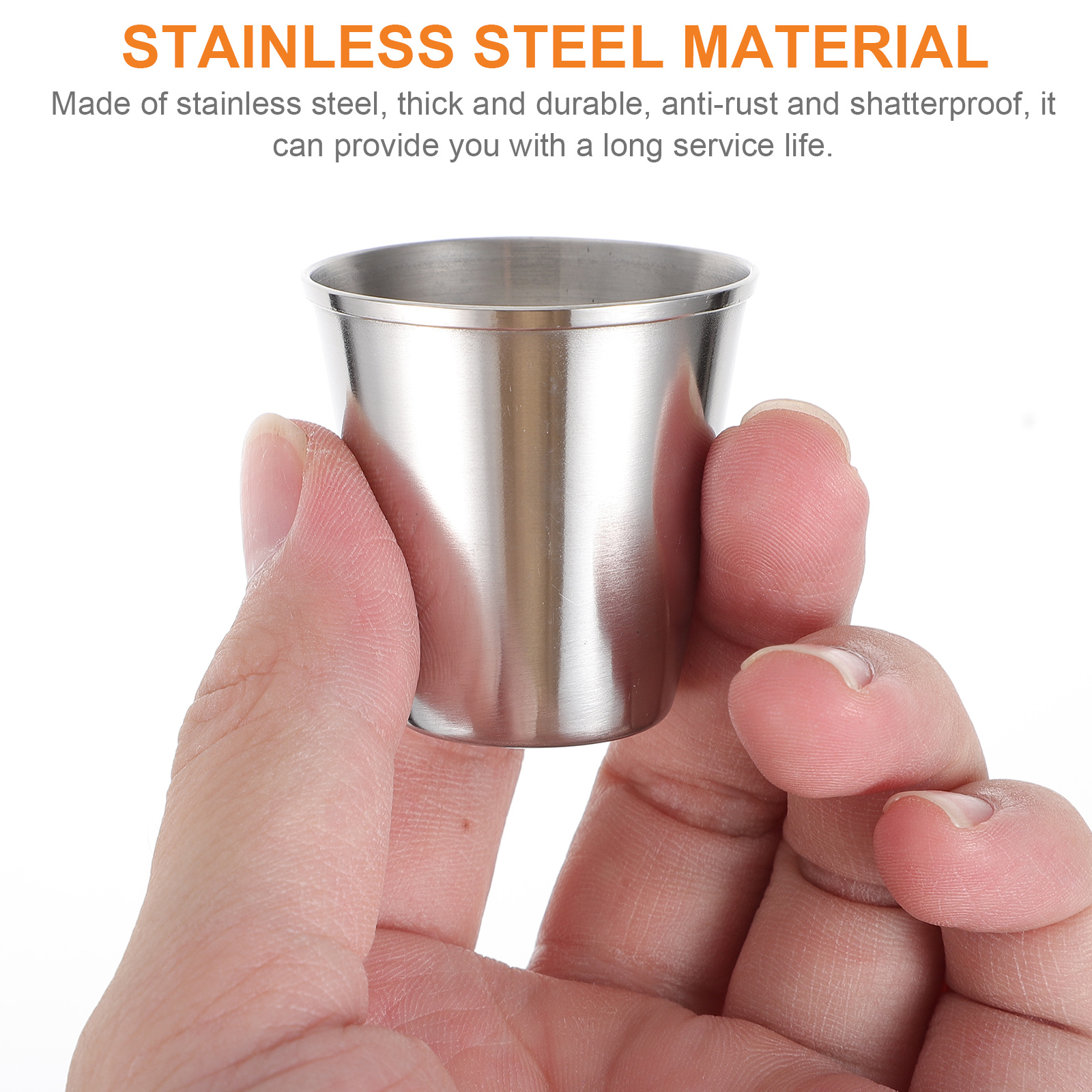 12pcs Stainless Steel Shot Cup - Coffee Tea Vodka ulasan dan harga