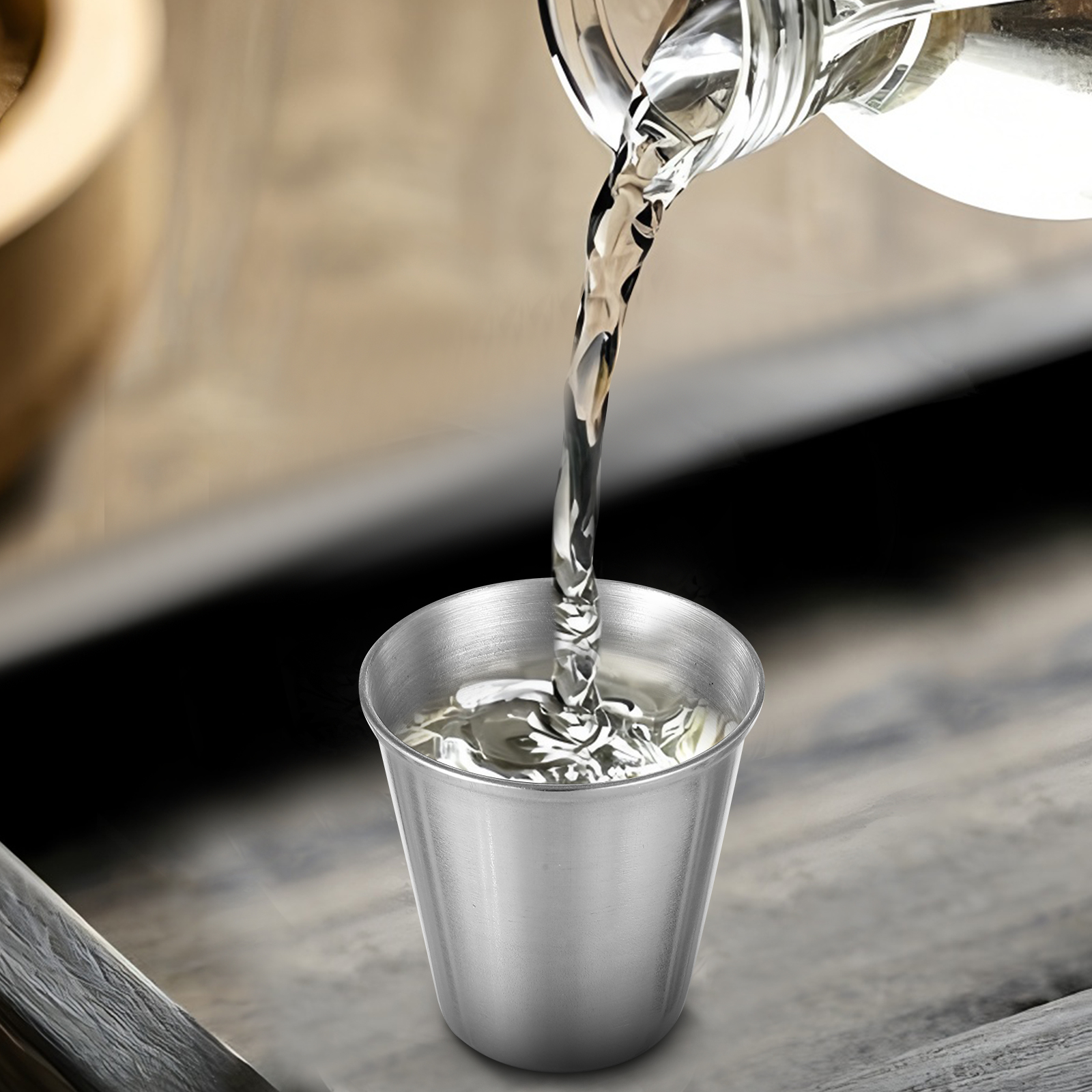 12pcs Stainless Steel Shot Cup - Coffee Tea Vodka ulasan dan harga