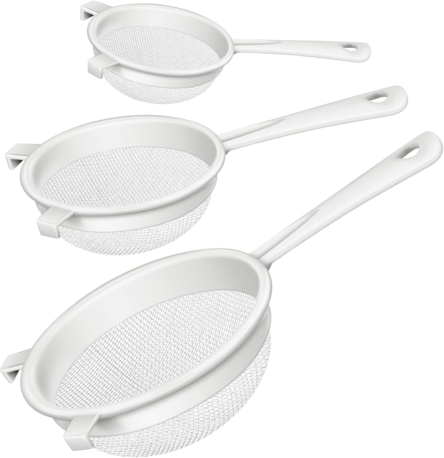 3 Pcs Plastic Mesh Strainers w - Tea Strainer Mesh ulasan dan harga