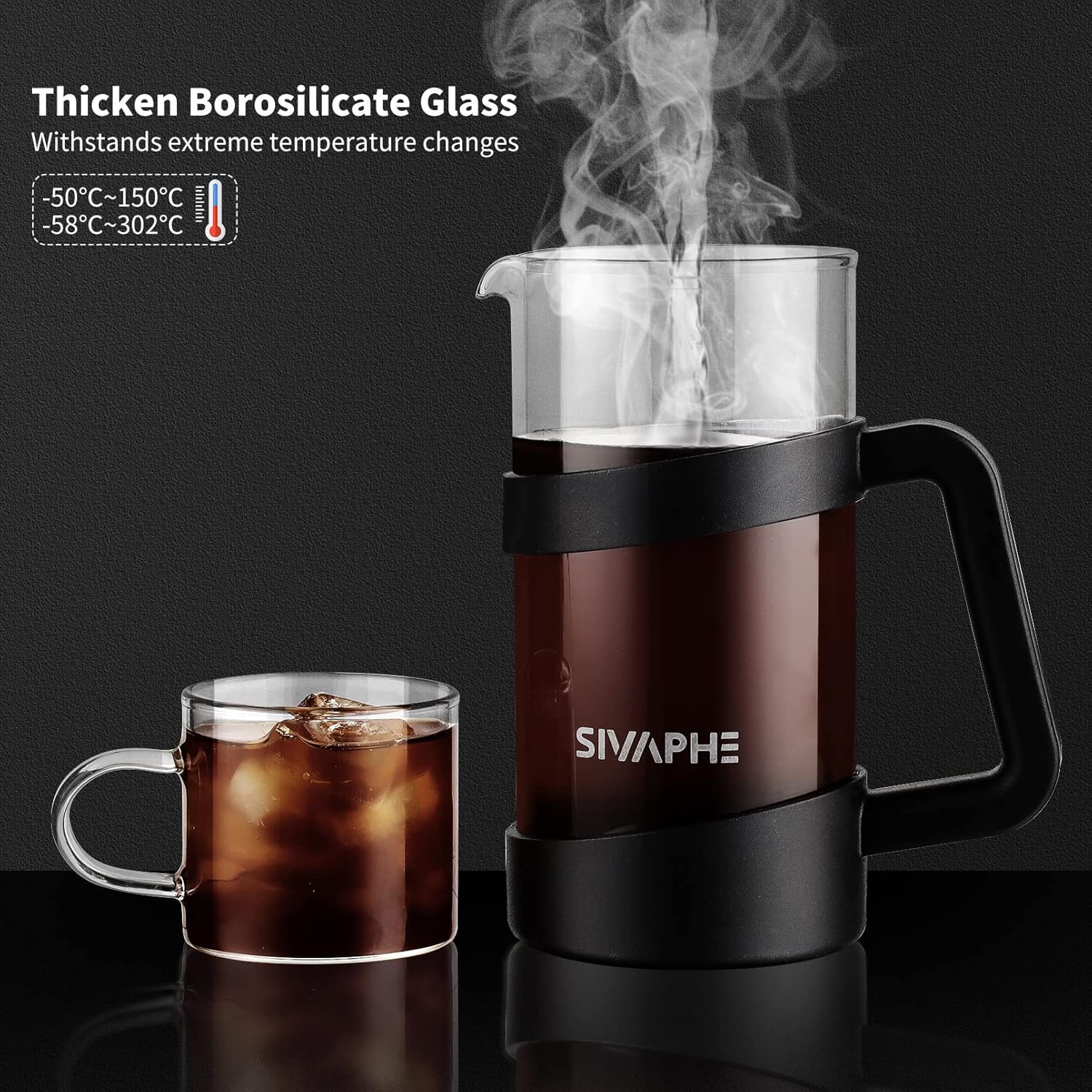12oz French Press Coffee Maker - Coffee Tea Press ulasan dan harga