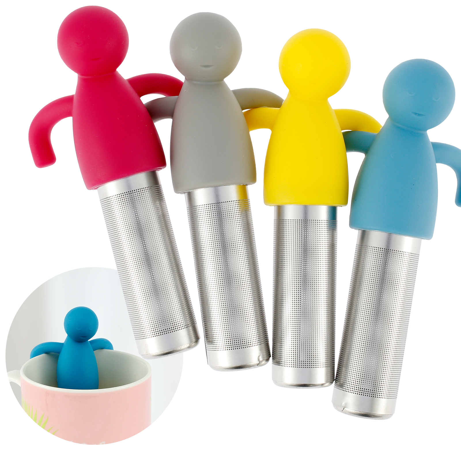 4Pcs Tea Infuser for Loose Tea - Coffee Tea Infusion ulasan dan harga