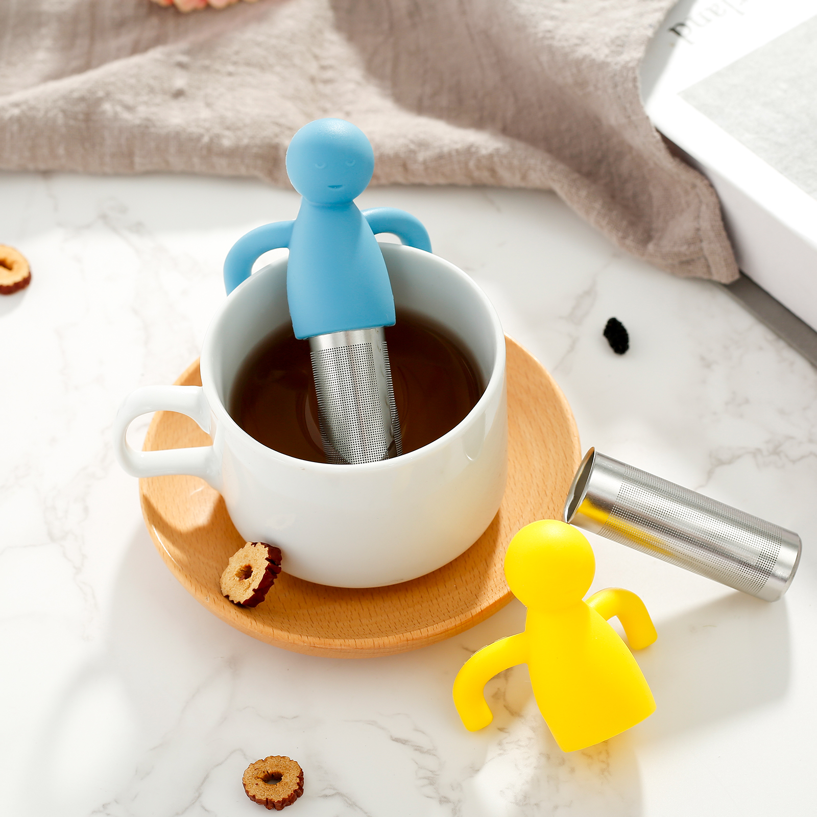 4Pcs Tea Infuser for Loose Tea - Coffee Tea Infusion ulasan dan harga