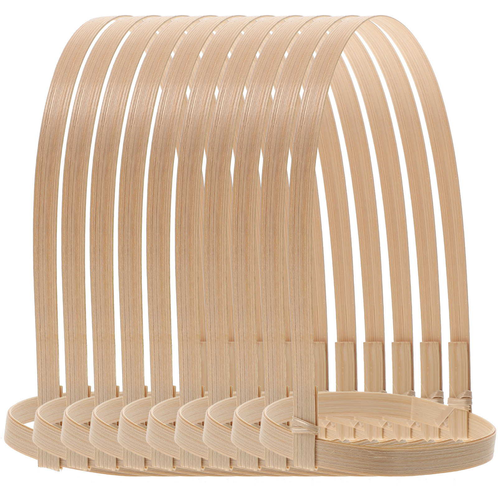 10Pcs Bamboo Drink Cup Carrier - Coffee Tea Holders ulasan dan harga
