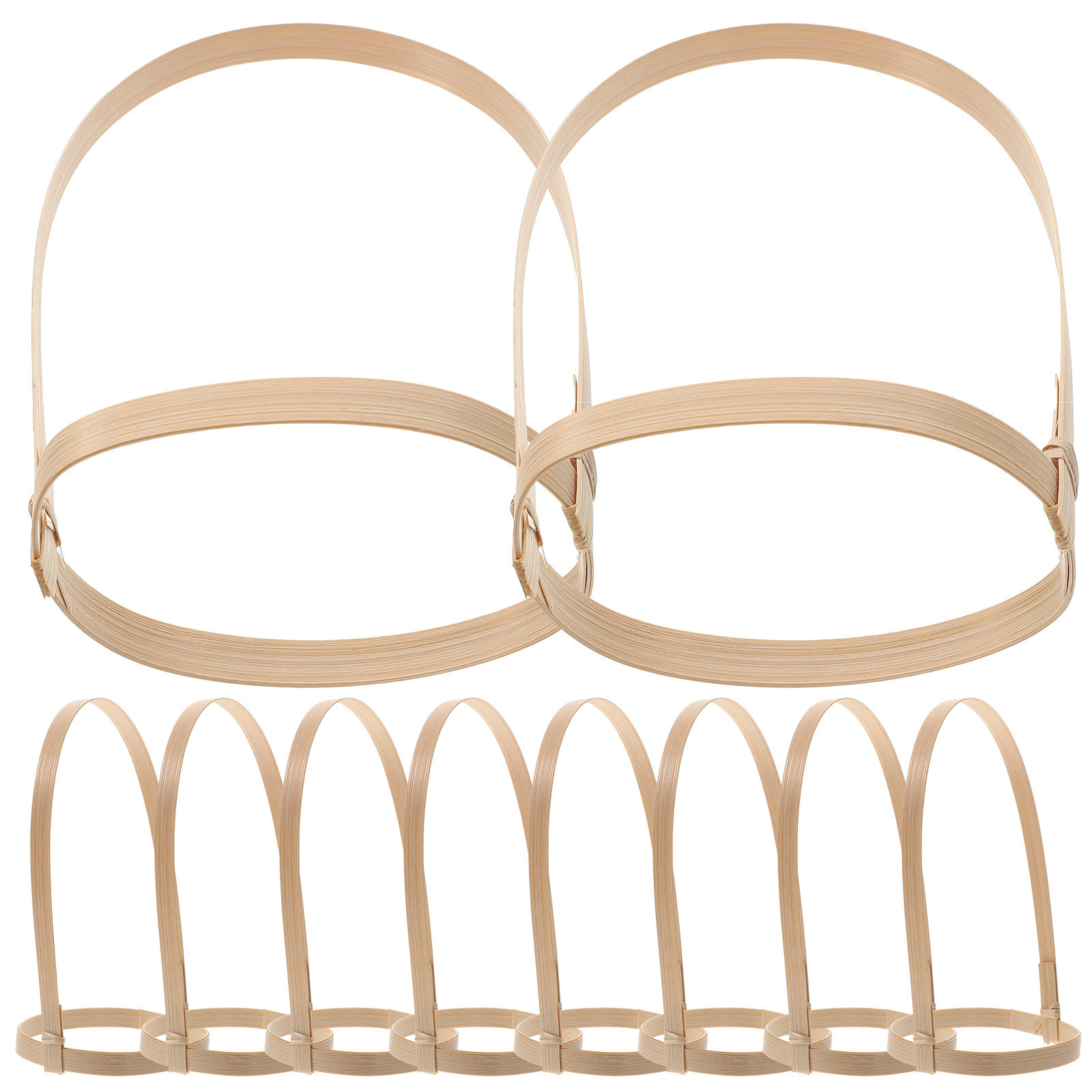 10Pcs Bamboo Drink Carrier Cof - Coffee Tea Holders ulasan dan harga