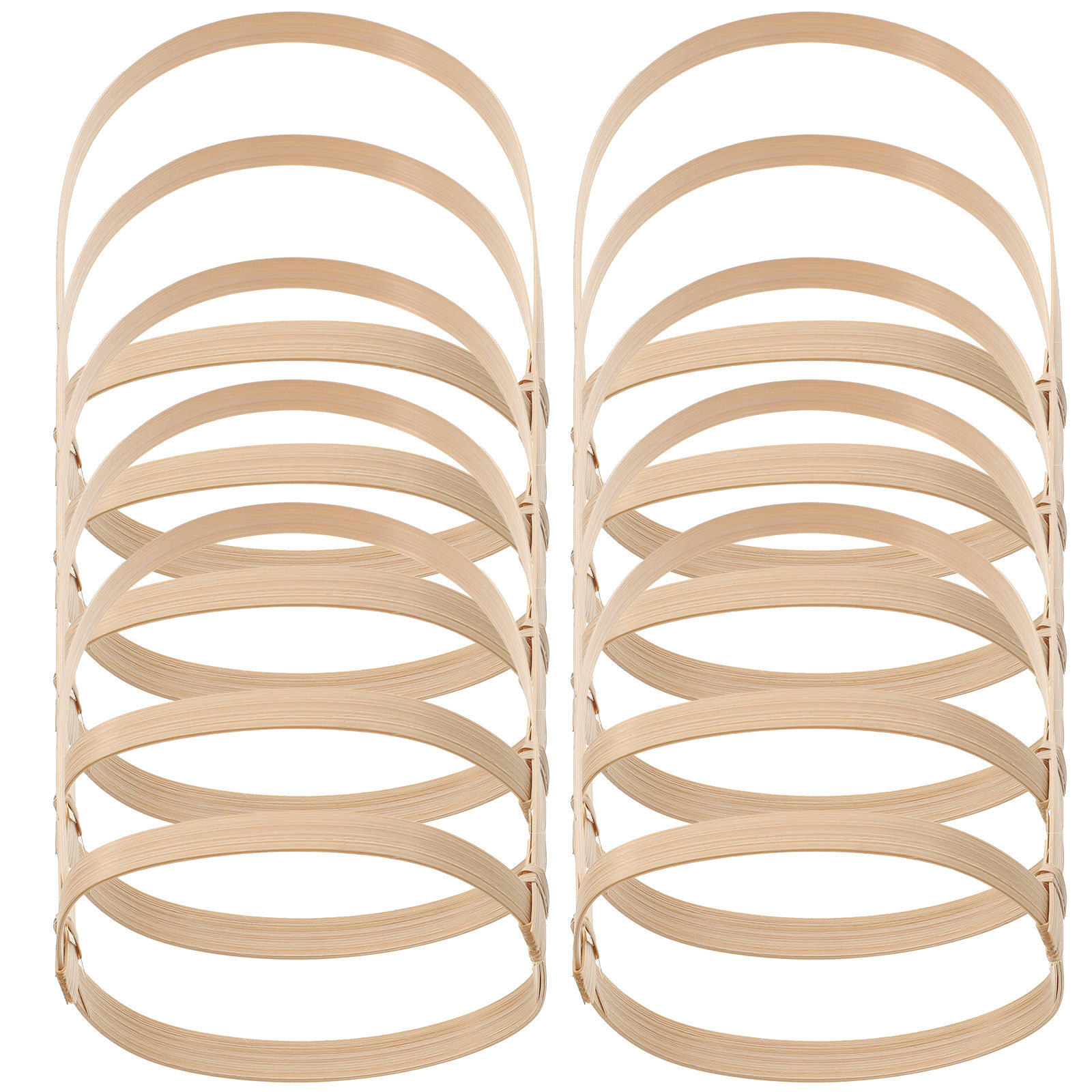 10Pcs Bamboo Drink Carrier Cof - Coffee Tea Holders ulasan dan harga