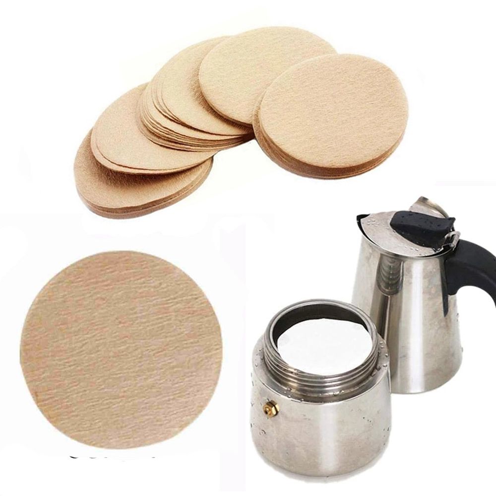 100Pcs Round Coffee Filter Pap - Coffee Dripper V60 ulasan dan harga