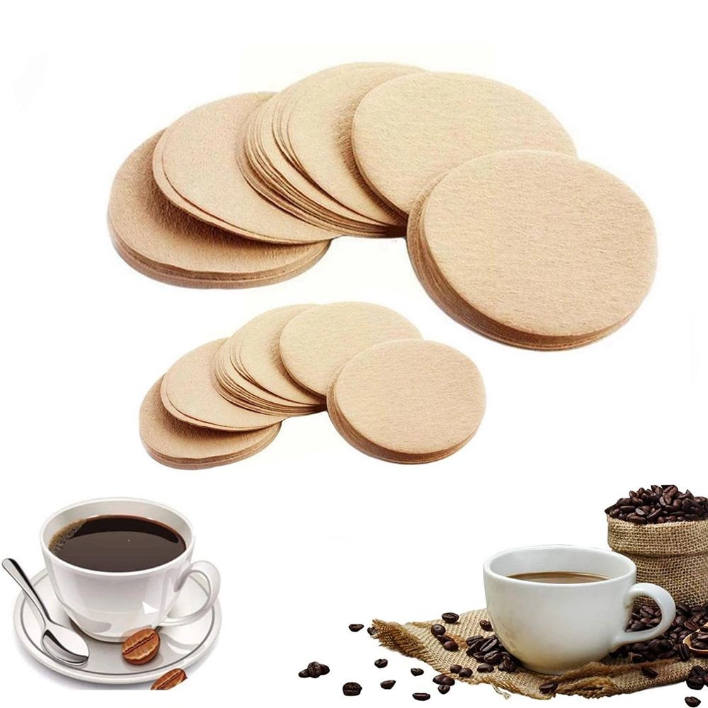 100Pcs Round Coffee Filter Pap - Coffee Dripper V60 ulasan dan harga