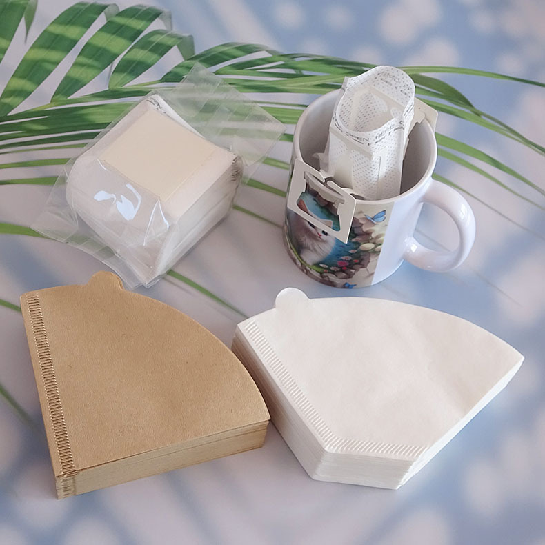 50pcs/set Log Pulp Paper Coffe - Coffee Tea Infusion ulasan dan harga