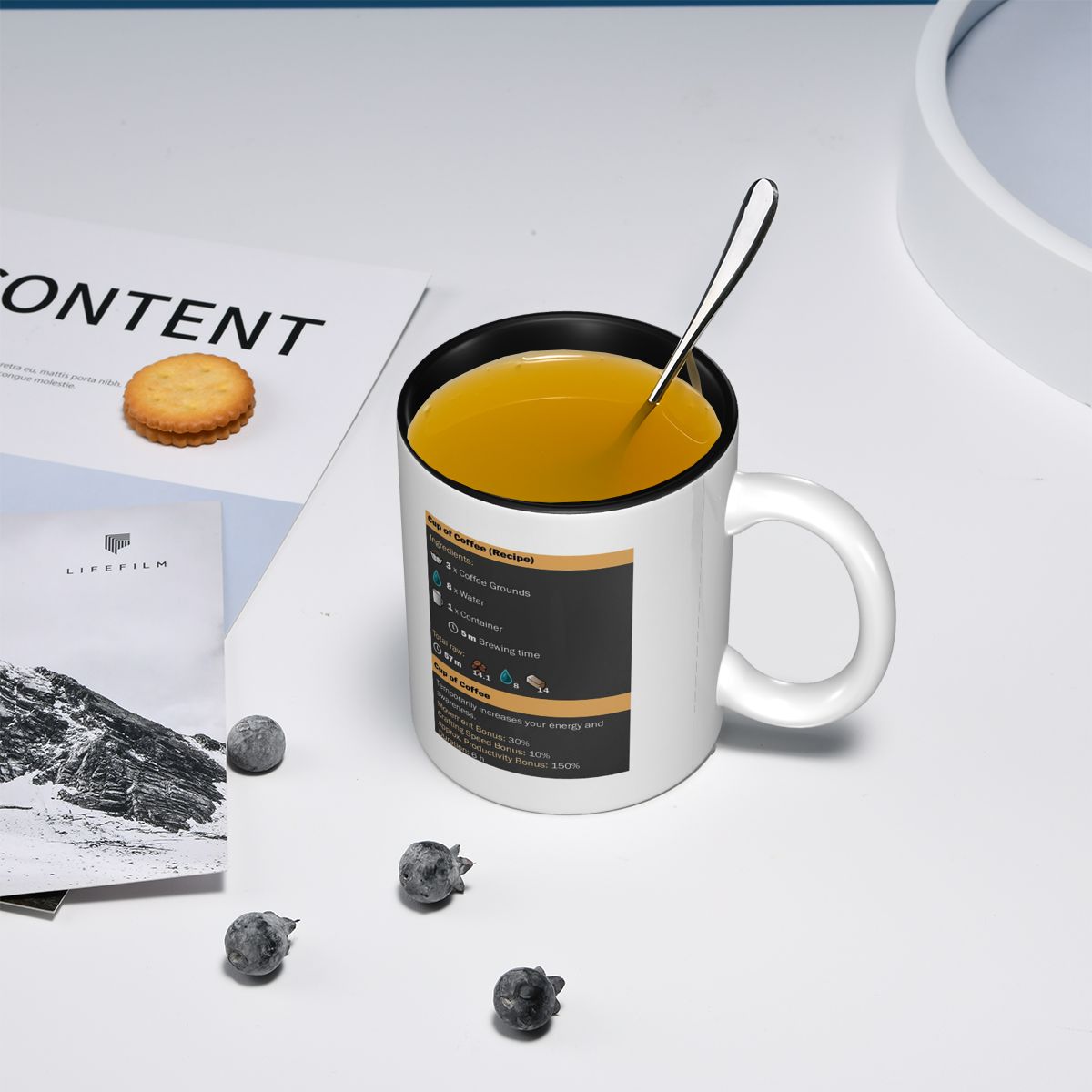 Cup Of Coffee (Recipe) Mug Fun - Coffee Milk Tea Recipe ulasan dan harga