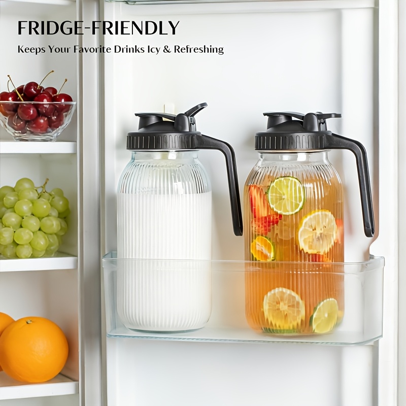 2PCS Glass Mason Jar Pitcher L - Cold Brew Jar ulasan dan harga
