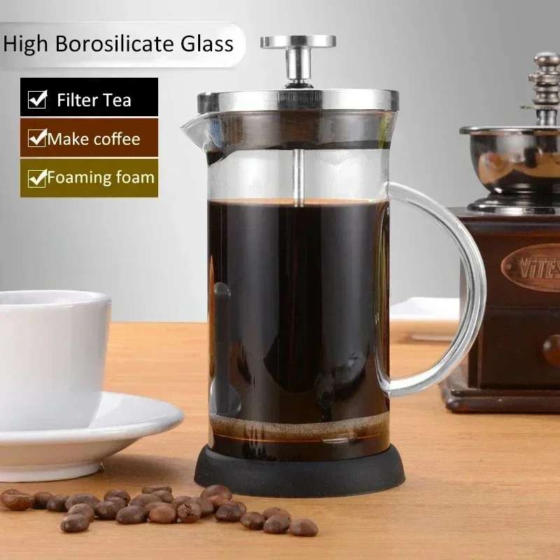 350-1000ml Stainless Steel Gla - Coffee Tea Press ulasan dan harga