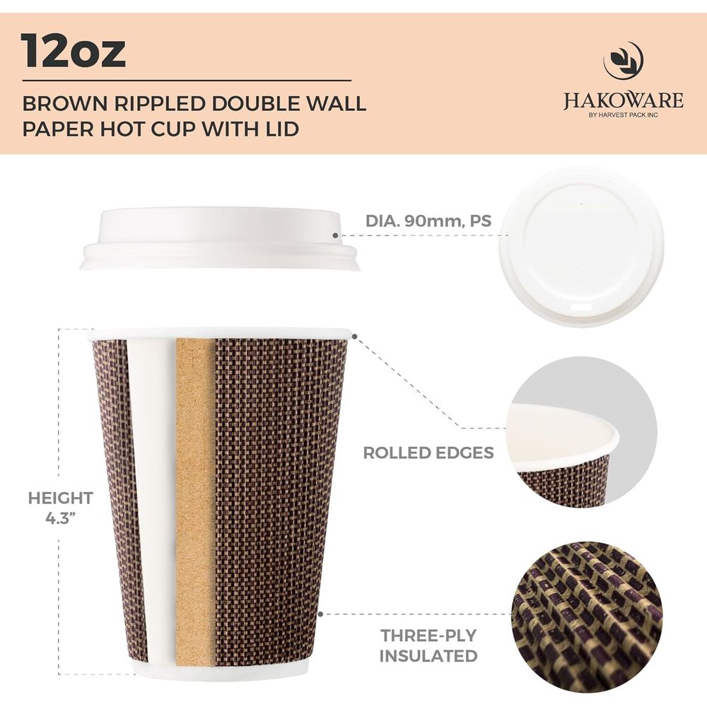 12 oz Insulated Double-Walled  - Wallpaper Coffee And Tea ulasan dan harga
