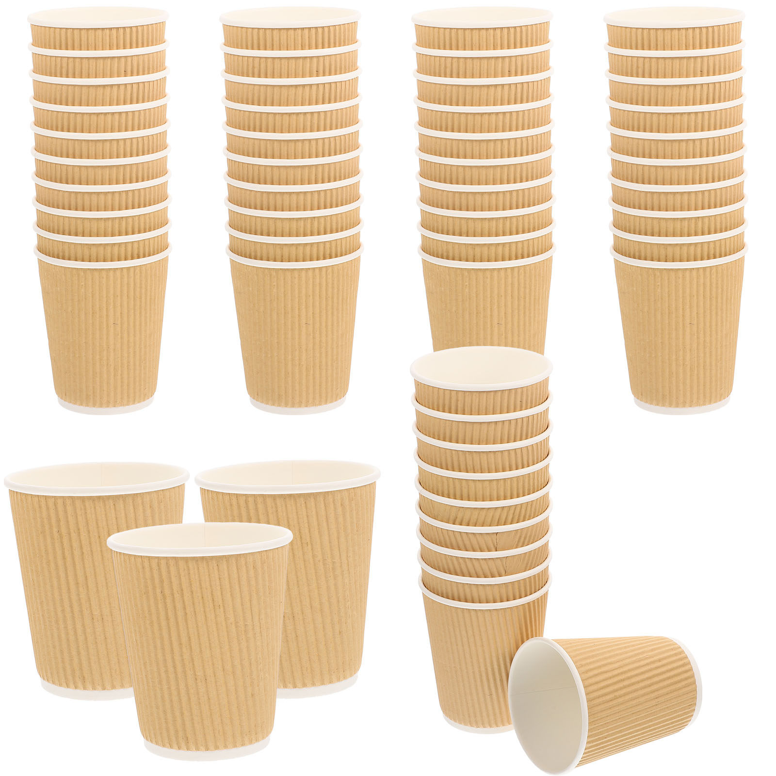 50Pcs Double Wall Paper Cups D - Wallpaper Coffee And Tea ulasan dan harga