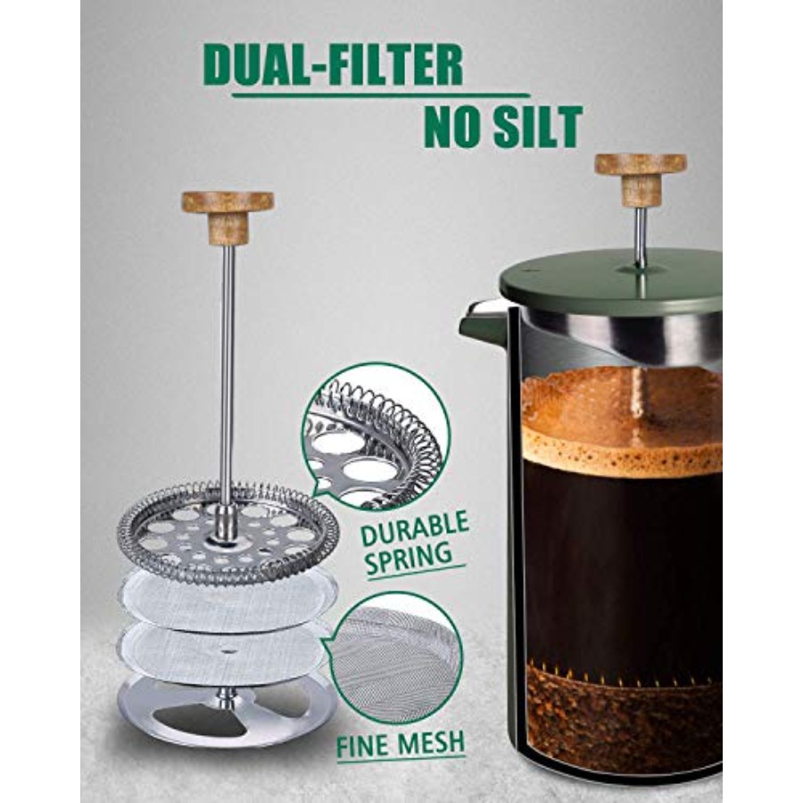 POLIVIAR 34 oz French Press Co - Coffee Tea Press ulasan dan harga