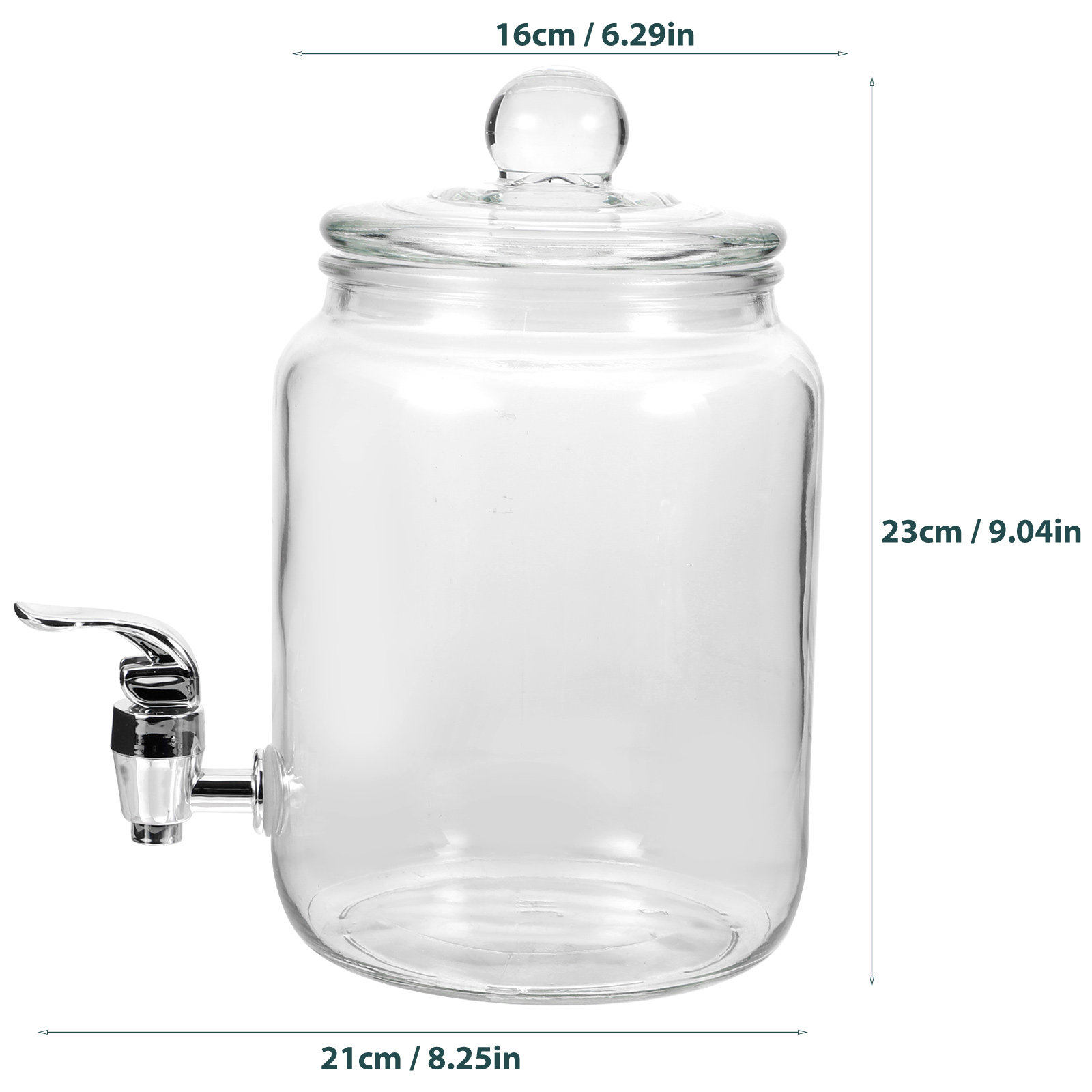1L Glass Wine Jar with Tap Sea - Cold Brew Jar ulasan dan harga