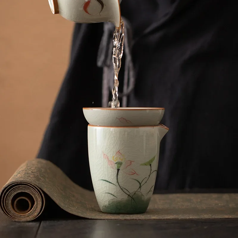 Ceramic Hand-painted Tea Strai - Tea Strainer Mesh ulasan dan harga